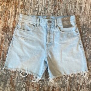 NWT Madewell Mid-Length 90s Jean Short